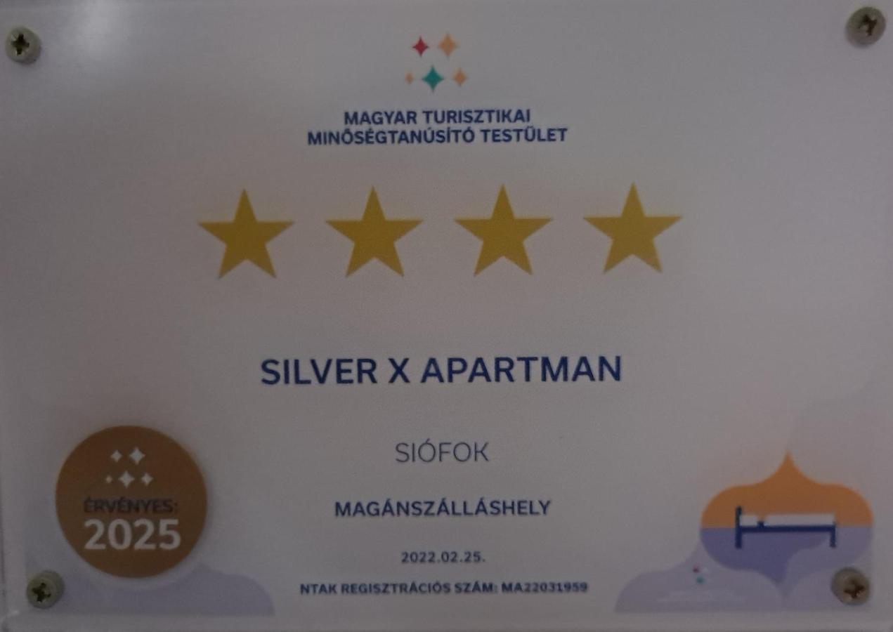 Vizparti Silver X Apartman Siofok Exterior photo